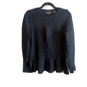 Ted Baker Wool Blend Peplum Sweater Top Womens Size 4